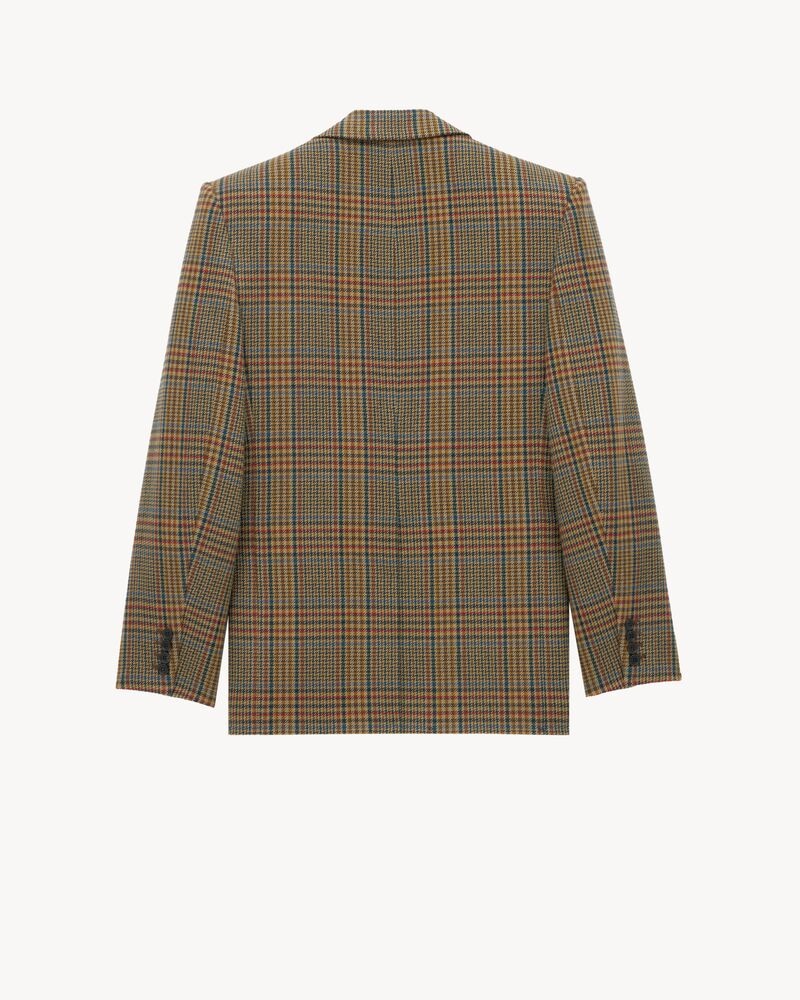 jacket in prince of wales wool