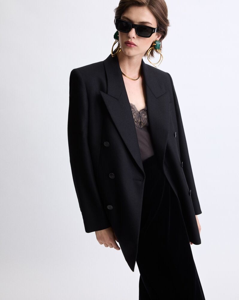 CASSANDRE jacket in wool gabardine