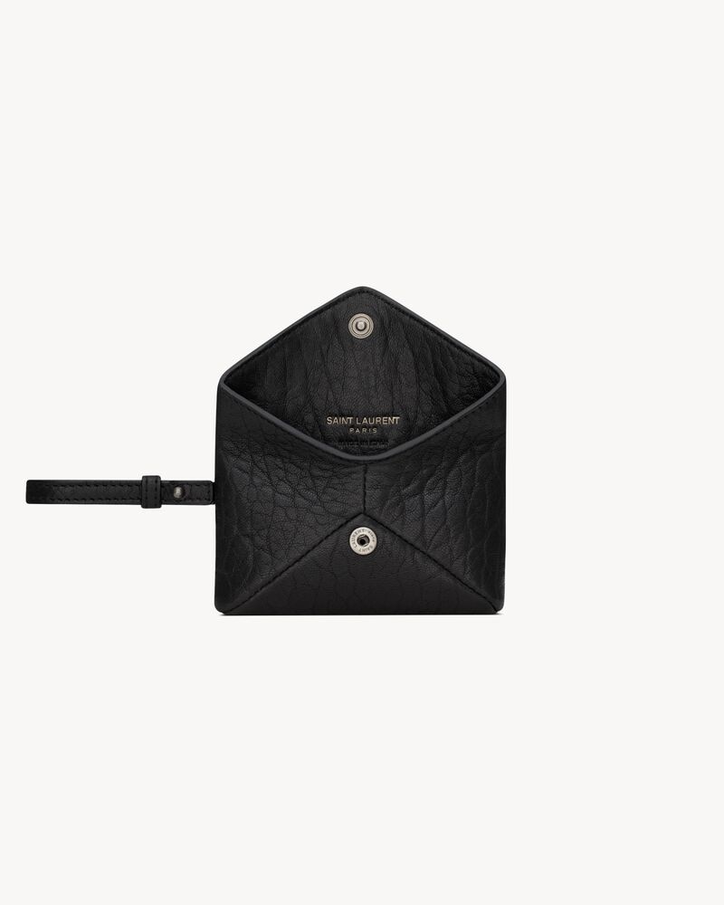 CASSANDRE micro envelope in grained leather