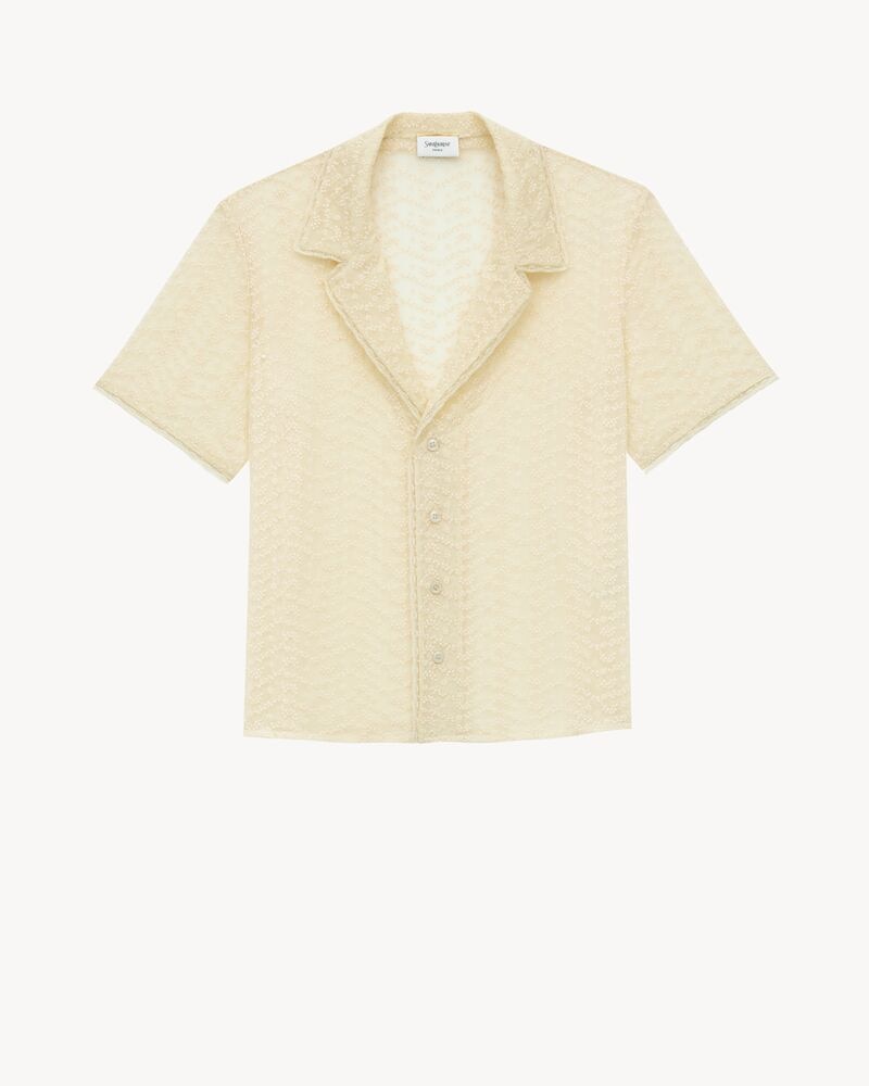  pajama set in broderie anglaise and muslin