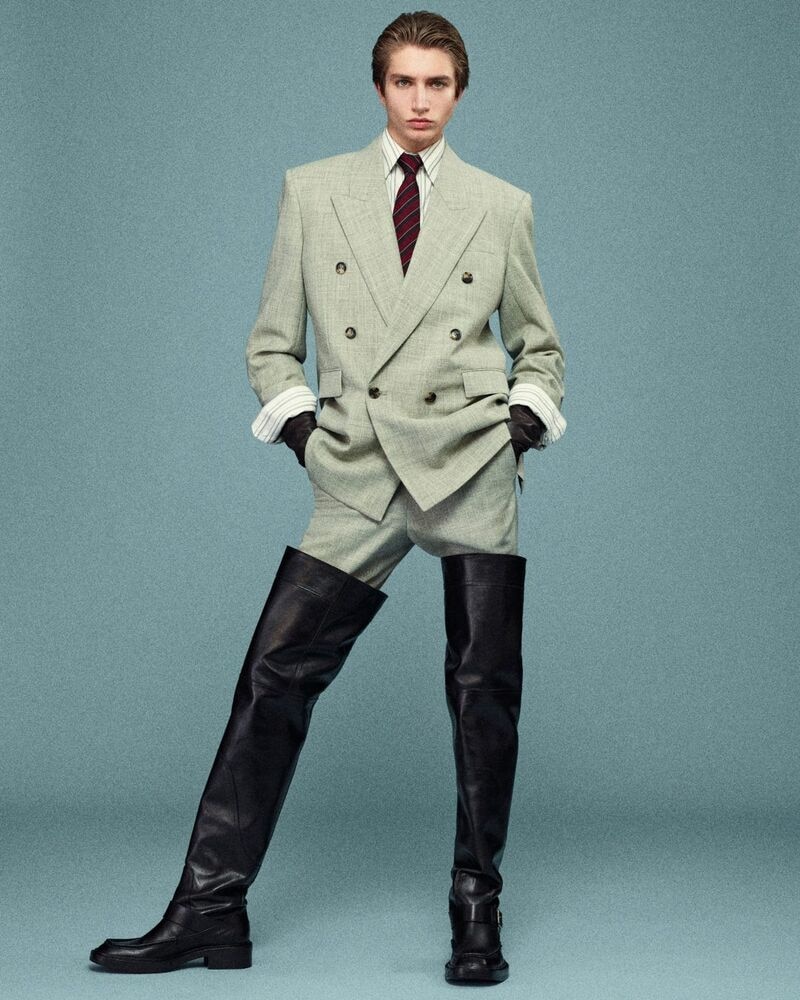 JOE over-the-knee boots in smooth leather