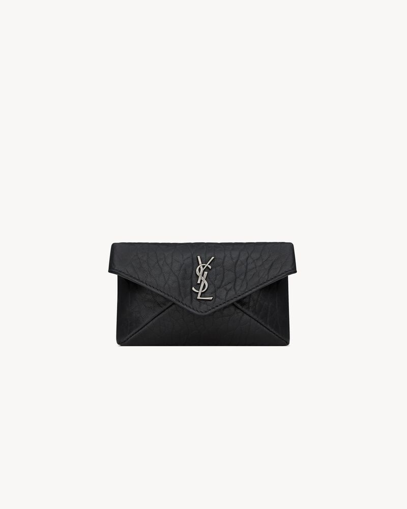 CASSANDRE envelope card case in grained leather
