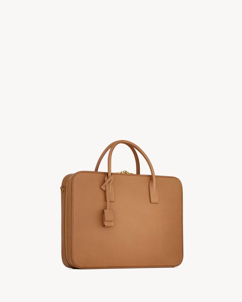 SAC DE JOUR large slim bauletto bag in leather