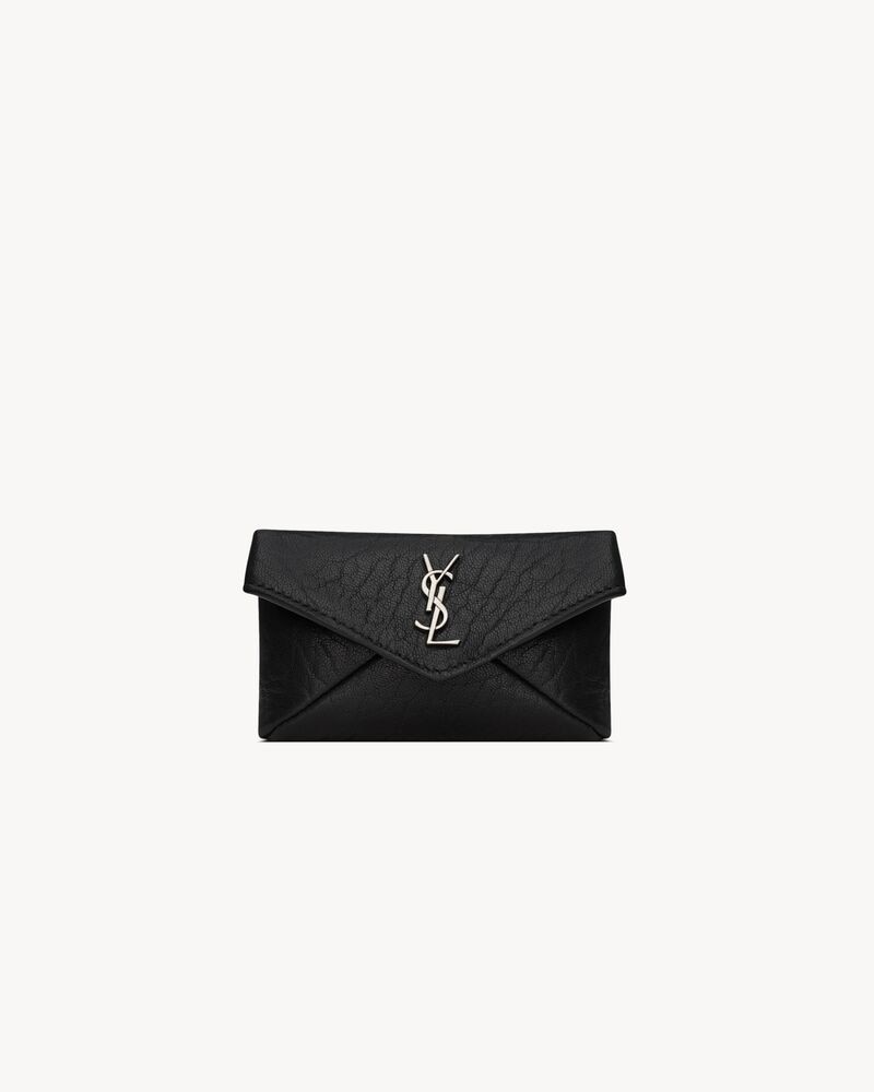 CASSANDRE envelope key case in grained leather