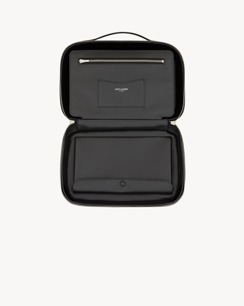 SAINT LAURENT PARIS vanity case in leather