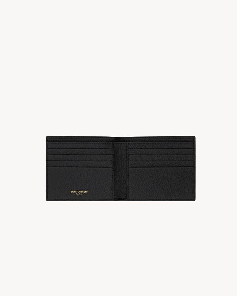 TINY CASSANDRE East/West wallet in grained leather