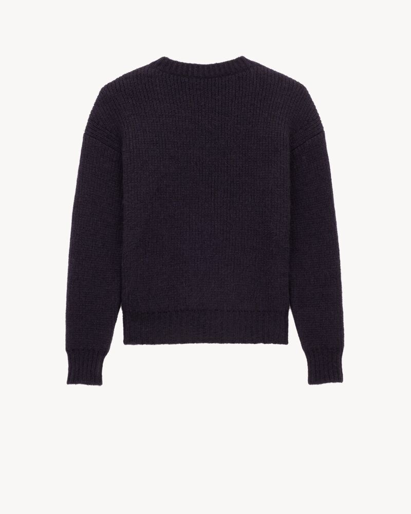 batwing sweater in half-milano knit