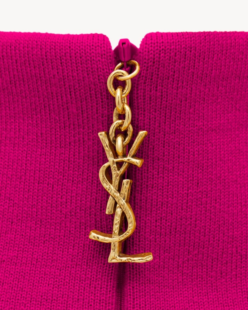 boxy dress in double-face knit