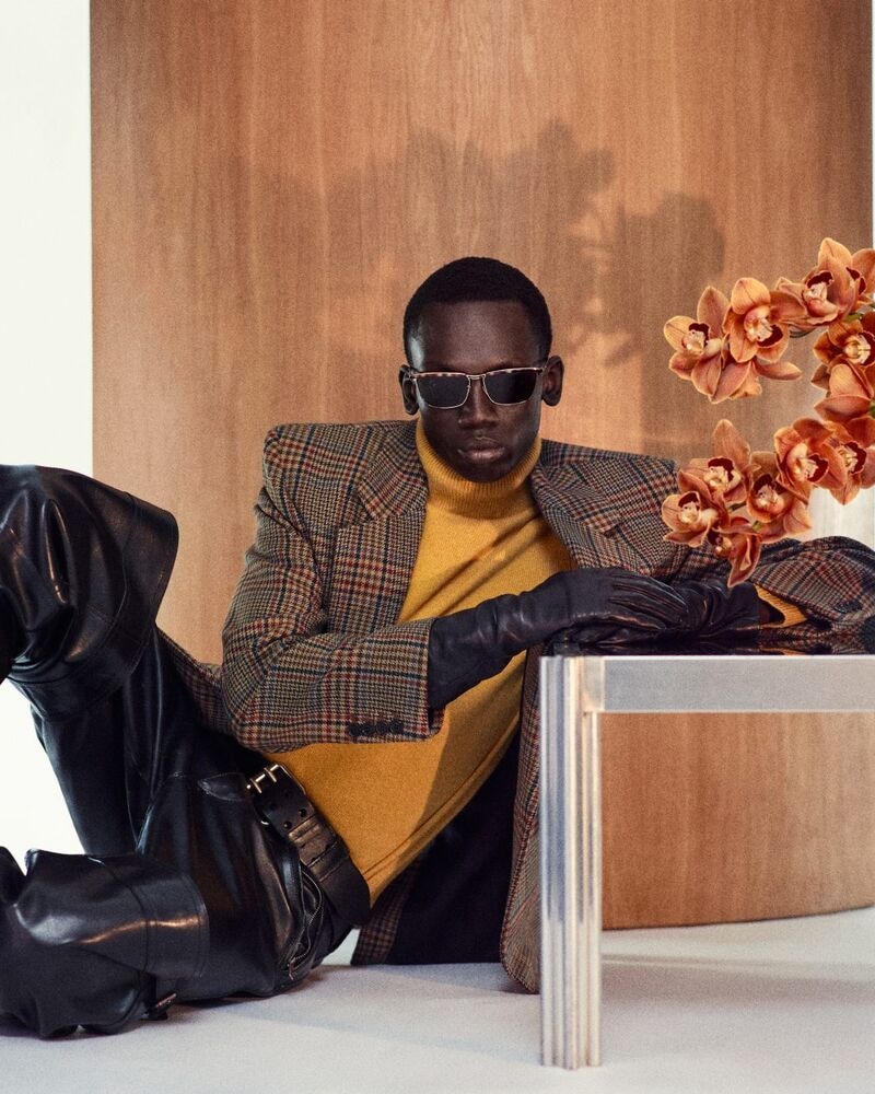 jacket in prince of wales wool