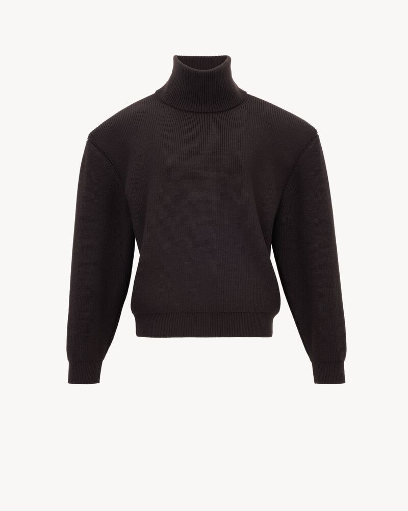 chunky sweater in wool