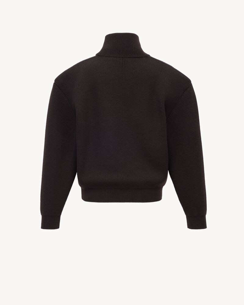 chunky sweater in wool