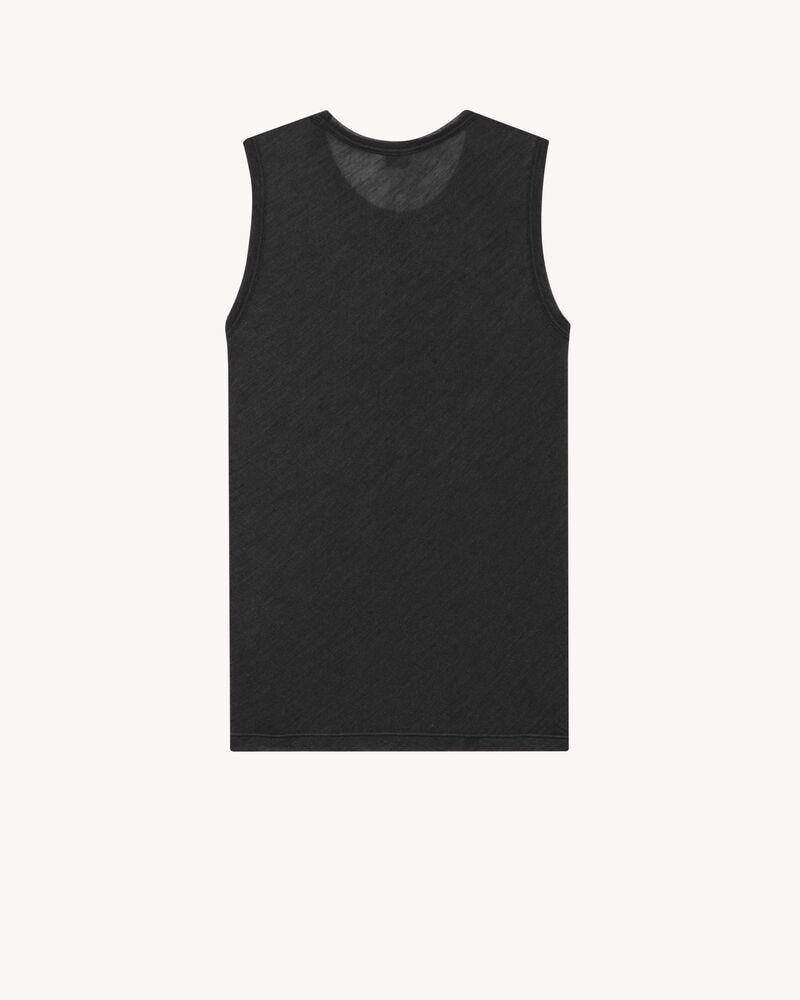 tank top in cashmere and silk jersey