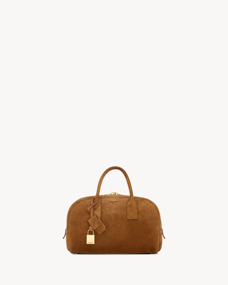 SAC DE JOUR boston in suede – small
