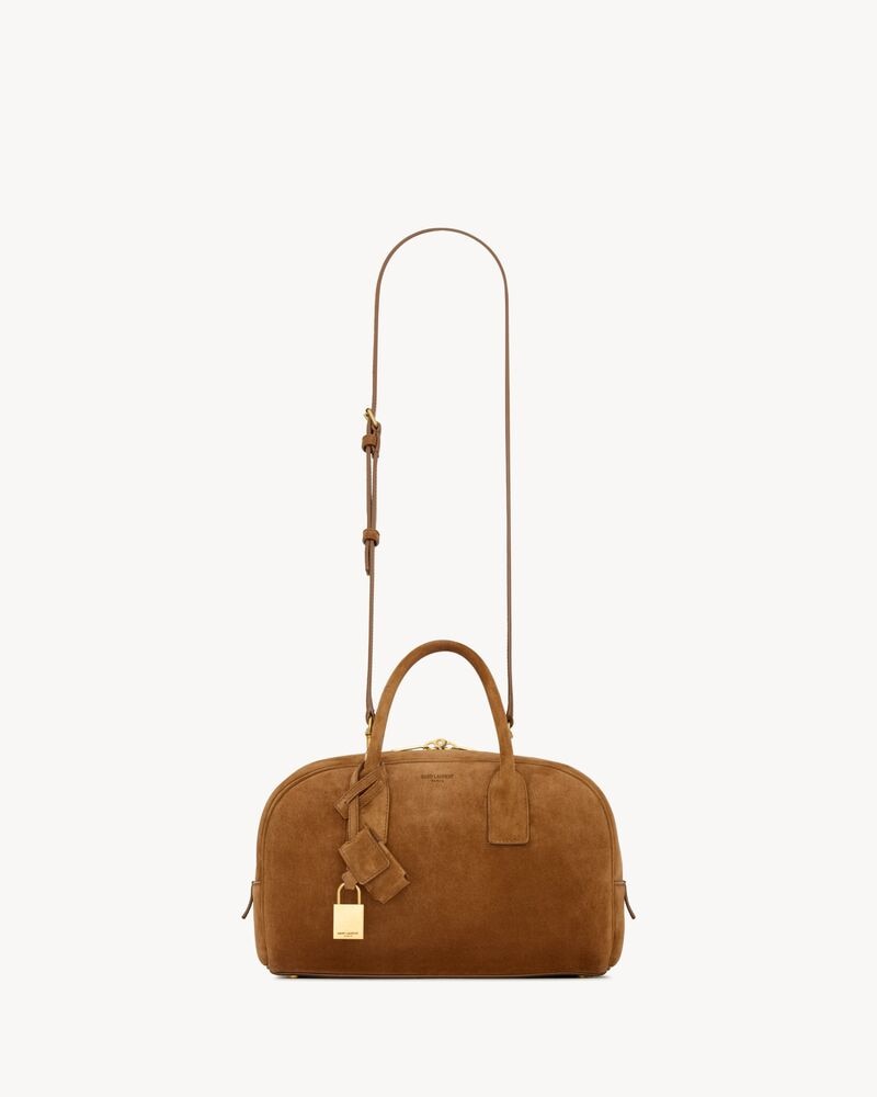 SAC DE JOUR boston in suede – small