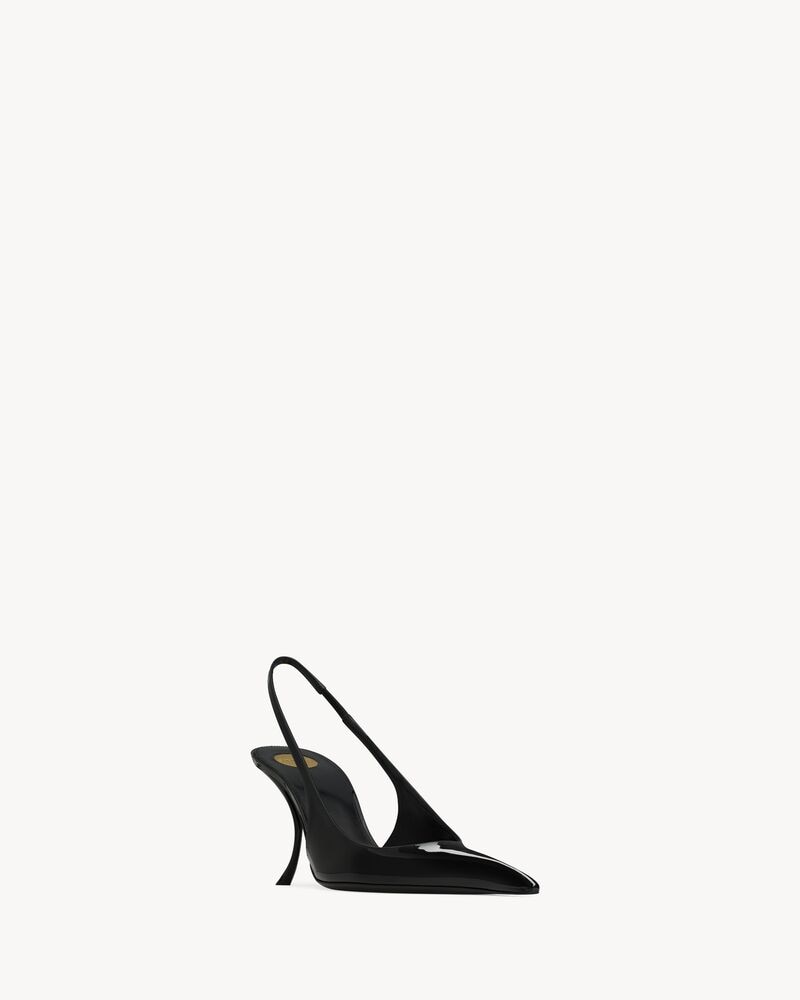 APOLLINE slingback pumps in patent leather